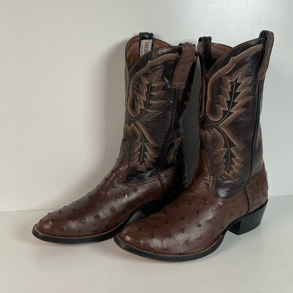 Mercedes Fort Worth Ostrich Quill Cowboy Boots | Custom | Exotic | Men’s 10